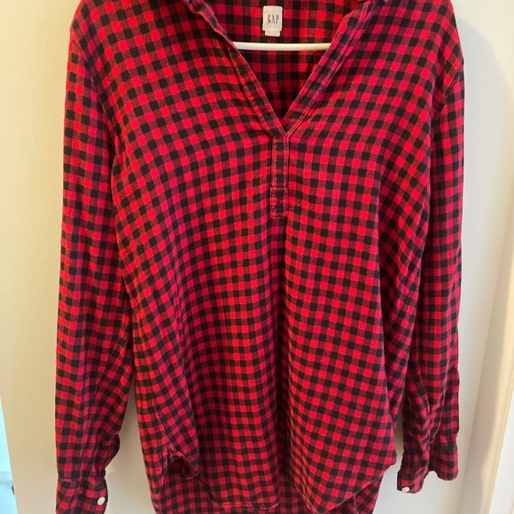 COPY - GAP Buffalo Plaid Tunic - Picture 1 of 3